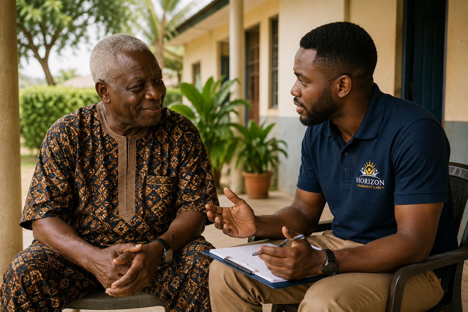 Retired security personnel and community members