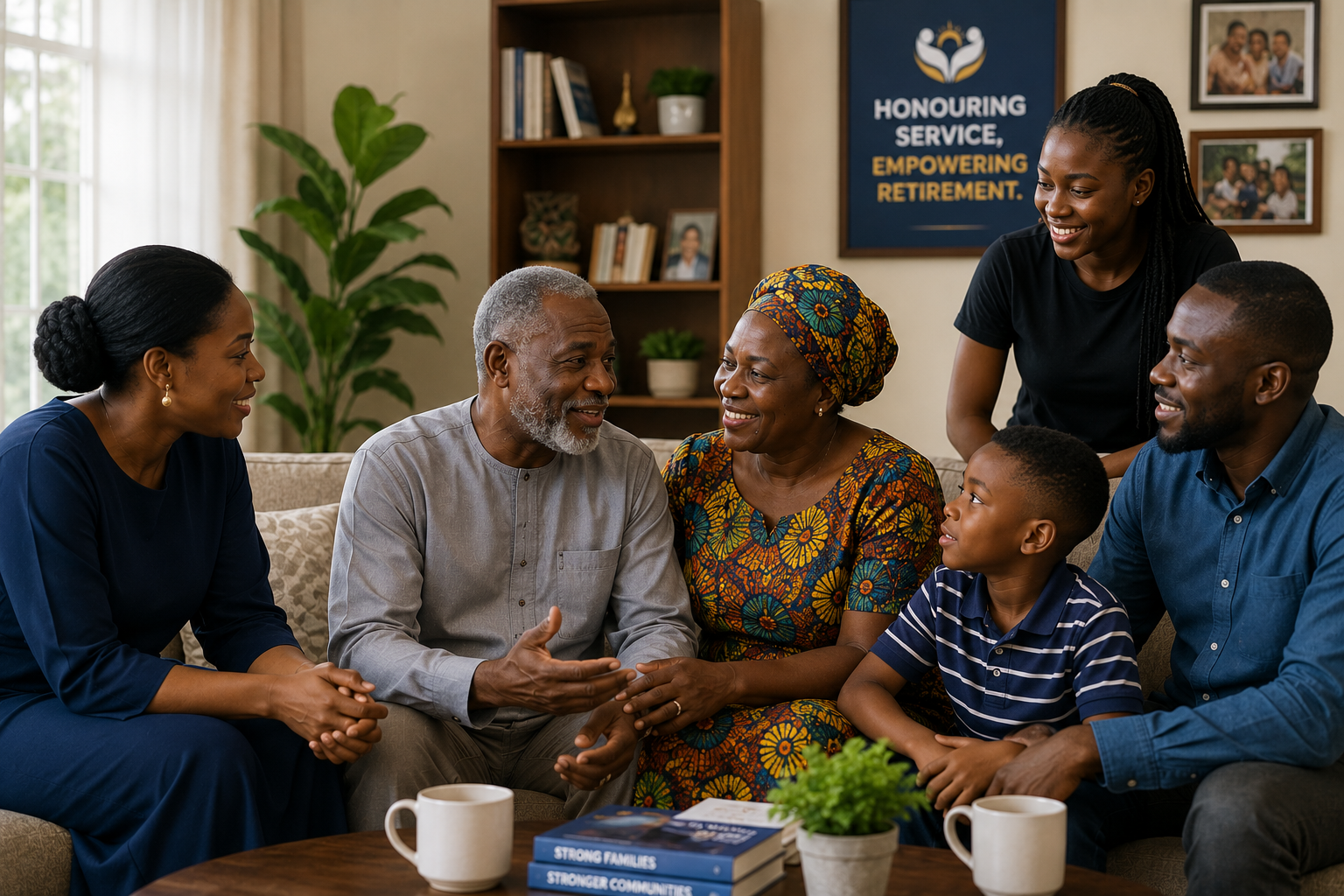 Community engagement with retired personnel and families